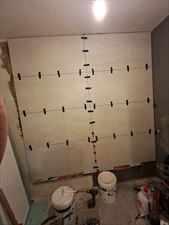 Ukladanie glazury., Radek Usługi Budowlane Siekierko Radosław, Białystok