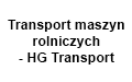 Transport maszyn rolniczych - HG Transport, Gołasze-Dąb