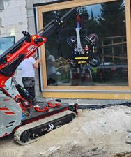 mini żuraw, Novomont Sp. z o.o., Bydgoszcz