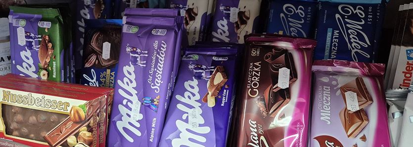 Sprzedaż słodyczy i napojów, Sklep spożywczy Pelle & Lissa, Bydgoszcz