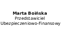 Marta Boińska Przedstawiciel Ubezpieczeniowo-Finansowy, Bydgoszcz