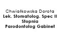 Chwiałkowska Dorota Lek. Stomatolog. Spec II Stopnia Parodontolog Gabinet, Gdynia