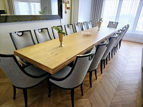 stół, Paweł Stencel Wyrób Mebli i Trumien, Sierakowice