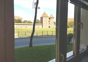 widok na zamek, Pokoje Gościnne Iwona Ziniewicz, Malbork