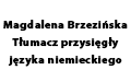 Magdalena Brzezińska Mgr Tłumacz Przysięgły Języka Niemieckiego, Elbląg