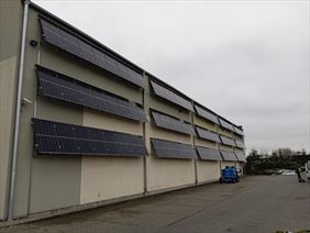 Instalacja fotowoltaiczna elewacyjna, Solar Planet Fotowoltaika i pompy ciepła, Skórcz