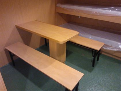 meble drewniane na statek