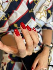 czerwone paznokcie, Mani Pedi by Luiza - Podologia, Gdańsk