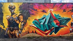 mural artystyczny, Paka Art Studio Patryk Łukaszuk, Lębork