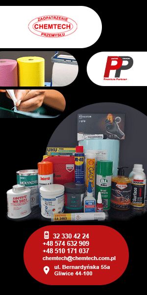 Chemtech Zaopatrzenie przemysłu Premium Partner Dystrybutor Loctite i Teroson, Gliwice