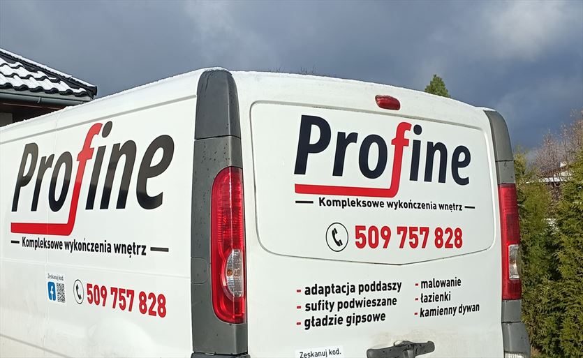 Tynkowanie i malowanie natryskowe z agregatu, Profine Remonty I Wykończenia Mariusz Nachlik, Mariusz Zagoła s.c, Kobiór