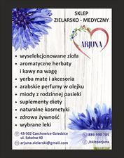 Sklep Zielarsko-Medyczny Arjuna, Arjuna Sklep Zielarsko-MedycznyAnna Ślósarczyk, Czechowice-Dziedzice