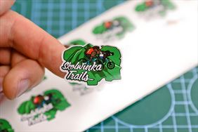 Naklejka personalizowana - folia winylowa cięta po obrysie, Vip Drukarnia Cyfrowa Marek Małysz, Ustroń