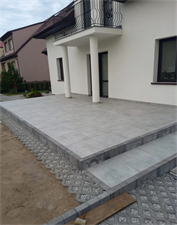 taras z kostki brukowej, Art Garden Krzysztof Płaza, Klepaczka