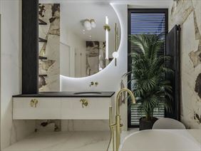 łazienka, Małgorzata Hałubek Studio Inside Aranżacja Wnętrz, Mysłowice