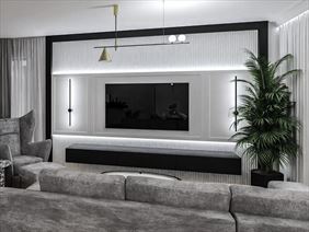 salon, Małgorzata Hałubek Studio Inside Aranżacja Wnętrz, Mysłowice