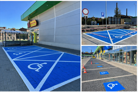 malowanie linii parkingowych, JTiB Safety Colors Patryk Michalik, Katowice