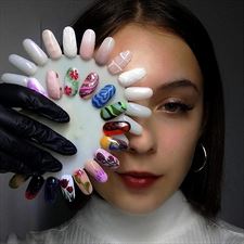 rekonstrukcja paznokci obgryzionych, Olicure Oliwia Cyroń, Żory