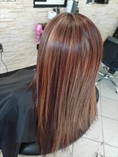 koloryzacja włosów, Salon Fryzjerski B & M Barbara Sznapka, Mysłowice
