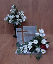 dekoracja na grób, Prezencik Katarzyna Trojańska, Cyprzanów