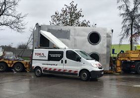 pilotaż transportu ponadgabarytowego, Toka Logistik Tobiasz Nierada, Woźniki