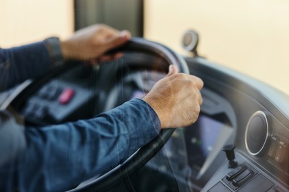 kierownica ciężarówki