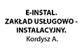 E-Instal. Zakład usługowo - instalacyjny. Kordysz A., Siemianowice Śląskie