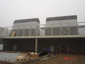 Fragment maszynowni chłodu i pomp ciepła dla SCC Katowice, Bellatrix Sp. z o. o., Bytom