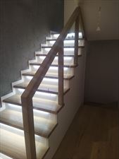 drewniane schody, Zakład Stolarski Piechaczek Janusz, Zebrzydowice