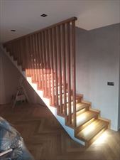 schody z drewna, Zakład Stolarski Piechaczek Janusz, Zebrzydowice