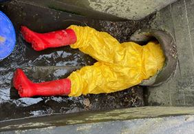 przepychanie rur, Wuko Krecik Marcin Krupa, Zabrze