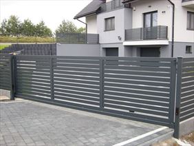bramy wjazdowe, Spaw-Stal S.K. Nowoczesne Ogrodzenia Aluminiowe, Gołkowice