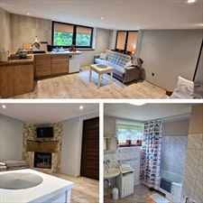 apartament z kominkiem, Apartament Leśny Marcin Łojas, Nowy Targ
