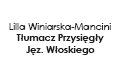 Lilla Winiarska-Mancini Tłumacz Przysięgły Jęz. Włoskiego, Kielce