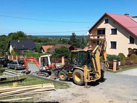 sprzęt budowlany, Prace ziemne Koparki Mikołajek, Bochnia
