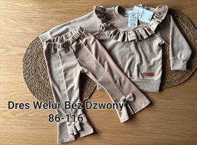 zestaw welurowy dla dziewczynki, Jacek Sikora, Łącko