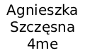 Agnieszka Szczęsna 4me, Kraków