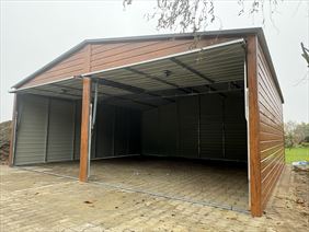 budowa garaży, Konstrukcje stalowe,wiaty,garaże. Lig-Stal, Jodłownik