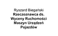 Ryszard Biegański Rzeczoznawca ds. Wyceny Ruchomości Maszyn Urządzeń Pojazdów, Kraków