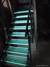 szklane schody, Centrum obróbki szkła, Bochnia