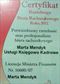 Certyfikat, Marta Mendyk Usługi księgowo-kadrowe, Kraków