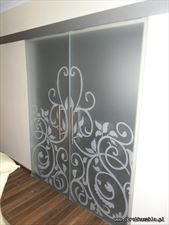 ścianka szklana z wzorem, Centrum obróbki szkła, Bochnia