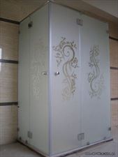 kabina prysznicowa ze szkła mlecznego, Centrum obróbki szkła, Bochnia