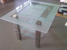 szklany stolik kawowy, Centrum obróbki szkła, Bochnia