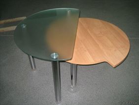 stolik drewniano-szklany, Centrum obróbki szkła, Bochnia