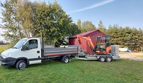 usługi minikoparką, Prace ziemne i usługi mini koparką Dok-Bud Grzegorz Doktór, Podwale