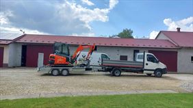 flota firmy, Prace ziemne i usługi mini koparką Dok-Bud Grzegorz Doktór, Podwale