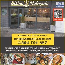 ulotka, Bistro Nabogato Grażyna Piotrowicz, Kielce