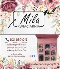 kwiaciarnia, Kwiaciarnia Mila, Zduńska Wola