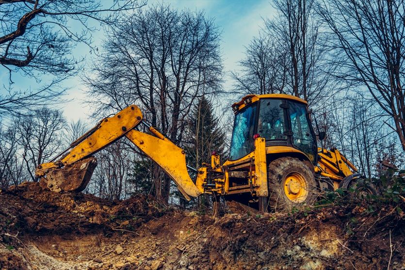 Prace ziemne koparkoładowarkami, Piotr Dominiak Usługi Transportowe, Skierniewice
